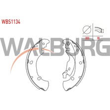 Walburg Fren Pabuc Balata Arka 203X38 Fıat Brava 1.6 16V 1995-2002 / Bravo 1.6 16V 1995-2004/ Marea 1.6i 16V 1996-2007