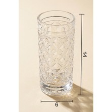 Glamis Selen Concept Iris Model El Yapımı Cam Bardak 4'lü Set