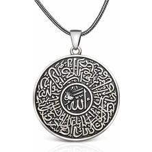 Inure Jewelry Gümüş Asr Suresi Erkek Kolye