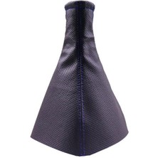 urfakent bilişim ve medya danışmanlık Tüm Araçlara Uyumlu Vites Körüğü Siyah Vinil Mavi Dikiş