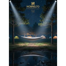 Nobrelto Yastıklı & Çantalı Profesyonel Kamp Hamağı - Entegre Boyun Destekli Taşınabilir Hamak Seti