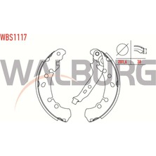 Walburg Fren Pabuc Balata Arka Toyota Yarıs (P9) 1.3 Vvt-I Levyelı 201,6X38 mm 2006-2010/TOYOTA Yarıs (P9) 1.4 D4D 2006-2010/TOYOTA Yarıs (P9) 1.33 Vvtı 2006-2010