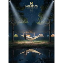 Nobrelto Yastıklı & Çantalı Profesyonel Kamp Hamağı - Entegre Boyun Destekli Taşınabilir Hamak Seti