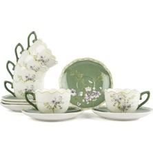 Mikasa Moor Mist 6'lı Kahve Fincan Seti 90 cc