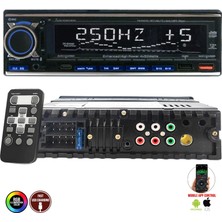 Megavox MGX-X700 Dsp Oto Teyp 4X60 Watt Bluetooth Mobil Aplikasyon USB Fm Aux 7 Renk Ekranlı