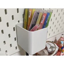 Antilop Skådıs Uyumlu Duvar Askı Panosu Kalemlik | 3D Baskı Masaüstü & Duvar Tipi Organizer | Kalem, Fırça, Araç Tutucu