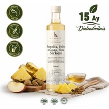 Propolis, Polen, Ananas ve Elma Sirkesi 250 ml - Yeni Seri 15 Ay Fermente Edilmiş