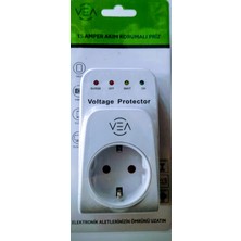 Xtechnx Vea VE-25531 15A 3520W Akım Korumalı Priz Aşırı Yüksek Gerilim Koruyucu