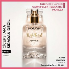 Norayn Fresh Floral Kadın Parfüm 50 ml Edp – Çarkıfelek, Şakayık ve Vanilya Notaları, Canlı ve Kalıcı Çiçeksi Koku