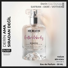 Norayn Leather Woody Unisex Parfüm 50 ml Edp – Safran, Deri ve Vetiver Notaları, Yoğun ve Kalıcı Karakteristik Koku