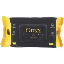 M-Pets Onyx Limon Kokulu Kedi ve Köpekler Için Temizleme Mendili 80Lİ