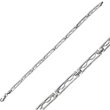 Inure Jewelry Gümüş Oksitli Erkek Bileklik