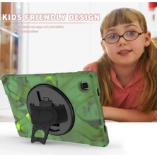 Marsilyan Samsung Galaxy T220 Tab A7 Lite 8.7 Kılıf Amazing Tablet Kapak - Kamuflaj
