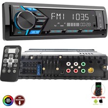 Megavox MGX-X600 Dsp Oto Teyp 4X60 Watt Bluetooth Mobil Aplikasyon USB Fm Aux 7 Renk Ekranlı