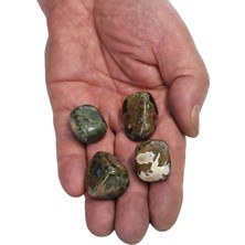 Pozitif Doğal Taş Riyolit Doğal Taş 50 Gram Tamburlu Parçalar 105-4