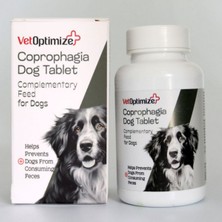 Vetoptimize Koprofaji Tableti | Dışkı Yeme ve Ağız Kokusuna Karşı Kesin Çözüm (60 Adet)