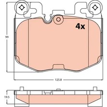 Trw Fren Balatası On Bmw G42 G20 G21 G22 G23 G26 G05 G1 G06 G07 G29