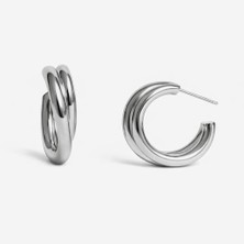 Venüs Design Çelik 2 Halka Küpe