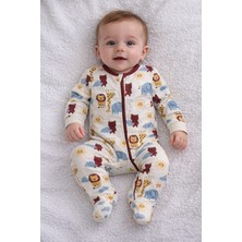 Qr Baby Aslan Desenli Tulum