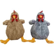 Flamex PB31557-23 Peluş Oturan Tavuk 23 cm 017