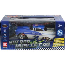 Flamex MK8038B Kumandalı Sesli Işıklı Polis Arabası 1:16 -Can Oyuncak 017