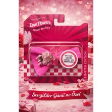 Mini Buket Love Flowers – Yenilenen Tasarım, Sevgiliye Anlamlı Hediye (Aynalı)