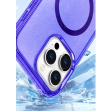 Flamex  Apple iPhone 16 Pro Star Magsafe Kapak - Mor 017