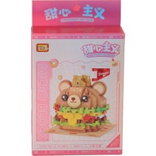 Flamex Ayılı Burger  Block Oyuncak 260 Parça 017