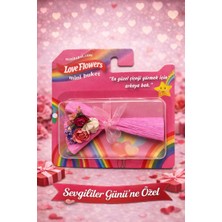Mini Buket Love Flowers – Yenilenen Tasarım, Sevgiliye Anlamlı Hediye (Aynalı)