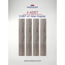 Blade Gray - Kendinden Yapışkanlı Parke Modern ve dayanıklı zemin kaplama  (4 Adet - 0,897M²)