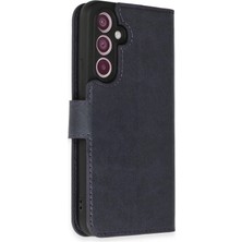 Flamex  Samsung Galaxy A34 5g Kılıf Trend S Plus Kapaklı Kılıf - Lacivert 017