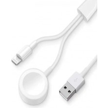 Flamex  AC08 2in1 Kablosuz Şarj Apple Watch 1/2/3/4/5/6/7/8/se 017