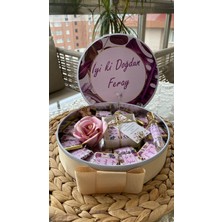 BuSeCe Isme Özel Doğum Günü Hediye Çikolata Kutusu 50 Adet