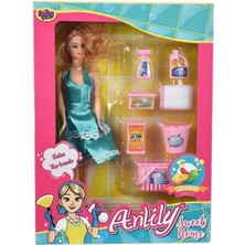 Flamex Kutuda Anlily Temizlik Setli Bebek 2442 017