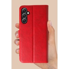 Flamex  Samsung Galaxy A26 Kılıf Trend S Plus Kapaklı Kılıf - Lacivert 017