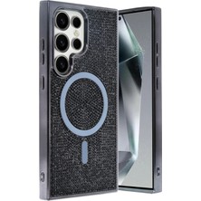 Flamex  Samsung Galaxy S23 Ultra Helen Magsafe Kapak - Siyah 017