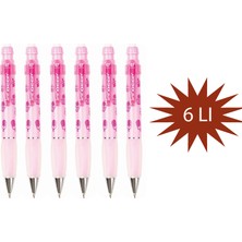 Zümrüt Kırtasiye Serve Deep Pastel Tatlı Serisi 0.7 mm Şeker Pembe Versatil Kalem 6lı Paket