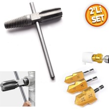 Depolife Pvc Boru Havşa Pprc Boru Onarımı 3 Boy Rayba Tesisatcı Havşa Ters Klavuz Açma Matkap Ucu Boru Tamir