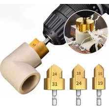Depolife Pvc Boru Havşası Pprc Boru Onarımı Için Rayba 3lü Matkap Uc Boru Tamir Delme Genişletme Tıraşlama