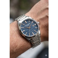 Lee Cooper 41MM Çelik Kasa, Çelik Kordon, Lacivert Kadran, Şık Tasarım Erkek Kol Saati