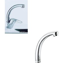 Depolife Lavabo Mutfak Bataryası Çeşme Için Başlık Borusu Kuğu