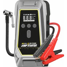 Bubitechh K15 16000MAH Kompresörlü Akü Takviye Cihazı | 4’ü 1 Arada Jump Starter