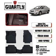 Guartly Toyota Corolla 2007-2012 Uyumlu Araca Özel Premium 4d Havuzlu Paspas Takımı