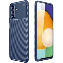 Marsilyan Samsung Galaxy A36 Kılıf Auto Focus Karbon Kapak - Lacivert
