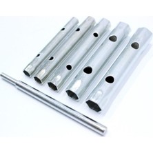 Depolife 6 Parça Çift Taraftan Sıkmalı 8MM-17MM Boru-Buji, Lokma Kovan Anahtar Set