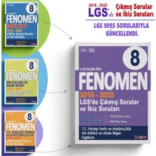 Fenomen Yayıncılık Fenomen 8 Lgs (Inkılap-Dın-Ingılızce) Çıkmıs Sorular ve Ikız Soruları Setı (2018-2025)