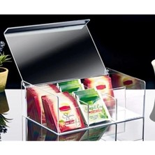 Tasarım Evi Boxup 6 Bölmeli Kapaklı Çay Kutusu Poşet Bitki Çayı Kabı