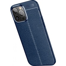 Marsilyan iPhone 15 Pro Kılıf Auto Focus Kapak - Lacivert