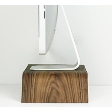 Brf Fagus Wood Doğal Ahşap Bilgisayar Monitörü Yükseltici Stant ve Ekran Yükseltici 55X9OF17