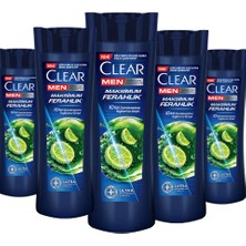 Clear Kepeğe Karşı Etkili Şampuan Maksimum Ferahlık 350 ml * 5 Adet